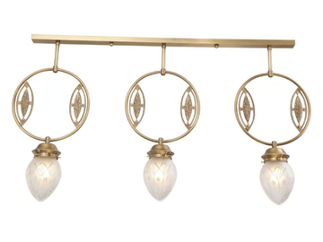 PANNON II - Handmade brass pendant lamp by Patinas Lighting