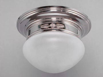 PAPA 25/1 - Handmade brass ceiling lamp by Patinas Lighting