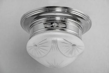 PAPA 25/4 - Handmade brass ceiling lamp by Patinas Lighting