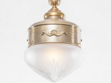 PAPA - Handmade brass pendant lamp by Patinas Lighting