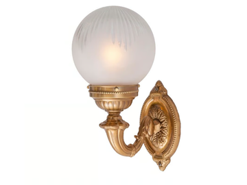 PAPA II - Handmade brass wall lamp by Patinas Lighting