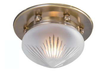 PARIS 20/2 - Brass ceiling light by Patinas Lighting