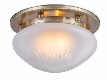 PARIS 30/2 - Brass ceiling light by Patinas Lighting