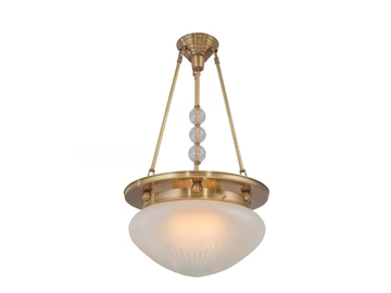 PARIS - Brass pendant lamp by Patinas Lighting