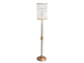 PETITOT I - Brass floor lamp by Patinas Lighting