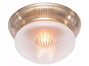 PRAGUE 25/2 - Brass ceiling light by Patinas Lighting