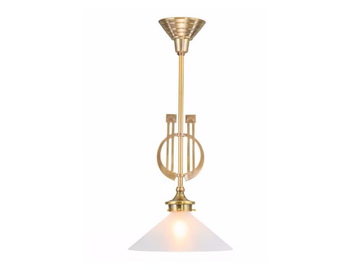 PRAGUE II - Handmade brass pendant lamp by Patinas Lighting