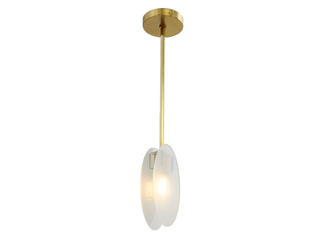 PRESENT PENDANT 1 - LED brass ceiling lamp by Patinas Lighting