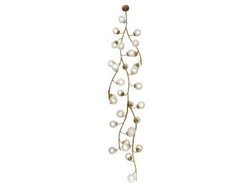 PRIMAVERA 31 - Handmade brass ceiling lamp by Patinas Lighting