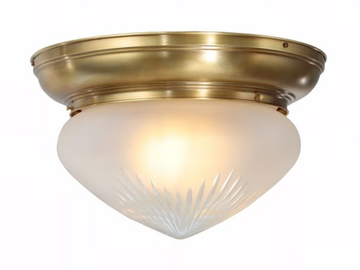 TRIBU 25/2 - Brass ceiling lamp by Patinas Lighting
