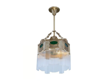 TRIEST I - Handmade brass pendant lamp by Patinas Lighting
