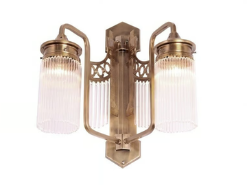 TRIEST VI - Handmade brass wall lamp by Patinas Lighting