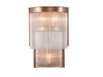 VERSAILLES - Handmade brass wall lamp by Patinas Lighting