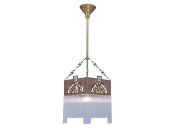 ZÜRICH - Brass pendant lamp by Patinas Lighting