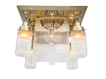 ZÜRICH I - Handmade brass ceiling lamp by Patinas Lighting