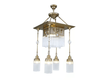 ZÜRICH II - Handmade brass ceiling lamp by Patinas Lighting