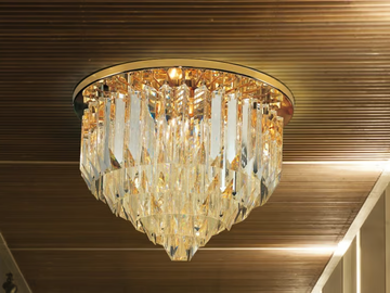 CRISTALLI 5030 - Glass ceiling lamp by Patrizia Volpato