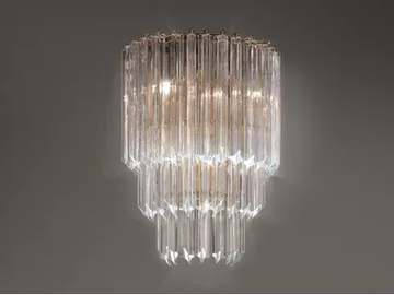 CRISTALLI 5084 - Glass wall light by Patrizia Volpato