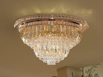 CRISTALLI 7031 - Glass ceiling lamp by Patrizia Volpato
