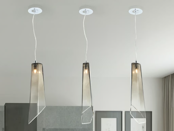 CRYPTO 292 - Murano glass pendant lamp by Patrizia Volpato