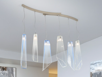 CRYPTO 292 - Murano glass pendant lamp by Patrizia Volpato