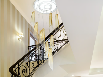 CRYPTO 293 - Murano glass pendant lamp by Patrizia Volpato