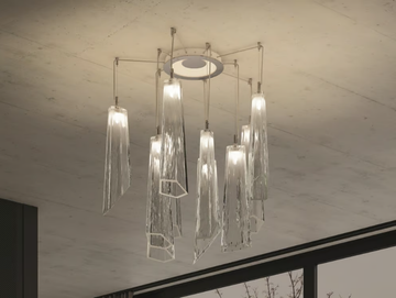 CRYPTO 294 - Adjustable pendant lamp by Patrizia Volpato