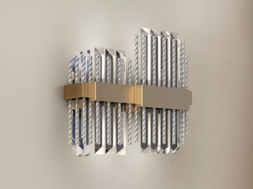 DIAMANTE - LED Lead Crystal wall light by Patrizia Volpato