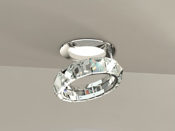 FEDI 9250 - Ceiling spotlight with Swarovski crystals by Patrizia Volpato