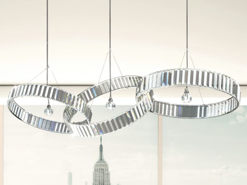 FEDI 9252 - LED crystal pendant lamp by Patrizia Volpato