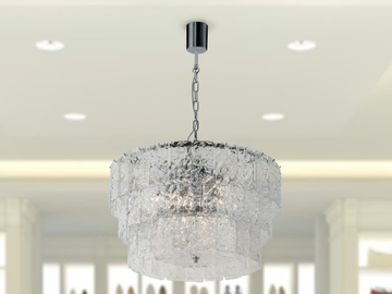 GLACE 4110 - Murano glass pendant lamp by Patrizia Volpato