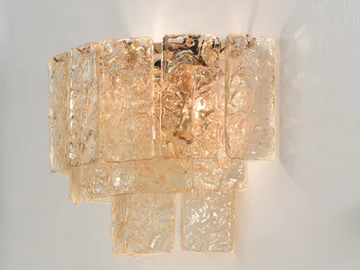 GLACE 4117 - Murano glass wall lamp by Patrizia Volpato