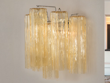 GLACE 4160 - Murano glass wall lamp by Patrizia Volpato