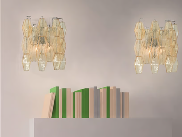 GLACE 4610 - Murano glass wall lamp by Patrizia Volpato