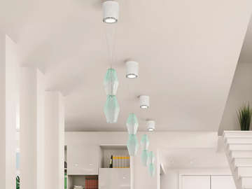 GLACE 4612 - Murano glass spotlight by Patrizia Volpato