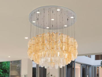 GLACE 4620 - Murano glass pendant lamp by Patrizia Volpato