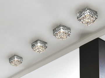 MAGMA 450 - Semi-inset crystal spotlight by Patrizia Volpato