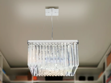 RIFLESSI 5080 - Lead Crystal pendant lamp by Patrizia Volpato