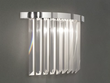 RIFLESSI 5086 - Wall light with crystals by Patrizia Volpato
