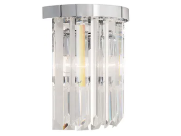 RIFLESSI 5088 - Lead Crystal wall light with crystals by Patrizia Volpato