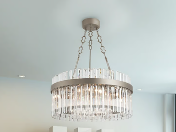 RIFLESSI 7200 - Lead Crystal pendant lamp by Patrizia Volpato