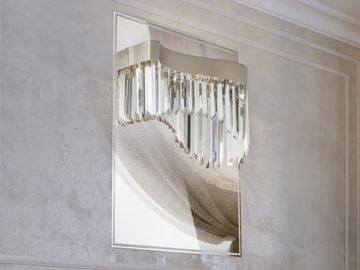 RIFLESSI 7400 - Wall light with crystals by Patrizia Volpato