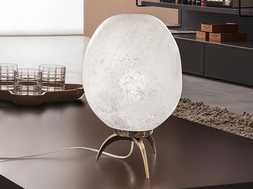 STONE - LED blown glass table lamp by Patrizia Volpato