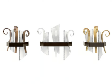 VELA - LED glass wall light by Patrizia Volpato