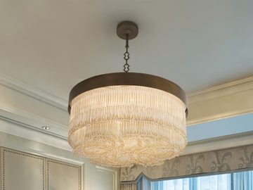 VENEZIA 4800 - Pendant lamp with crystals by Patrizia Volpato