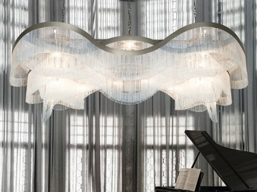 VENEZIA 4815 - Pendant lamp with crystals by Patrizia Volpato