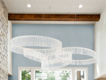 VENEZIA 4830 - Pendant lamp with crystals by Patrizia Volpato