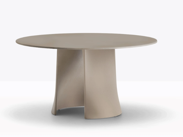 ANEMOS - Round cement garden table by Pedrali