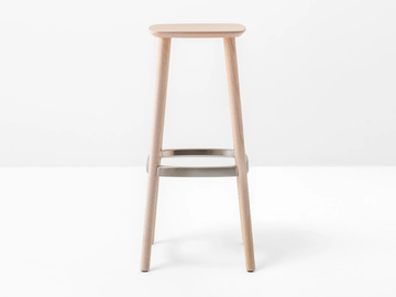 BABILA 2702 - Wooden stool with footrest by Pedrali