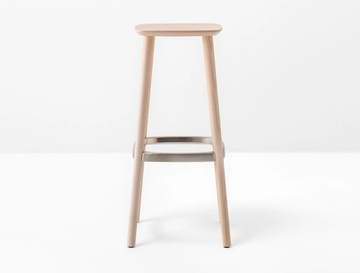 BABILA 2706 - Wooden stool with footrest by Pedrali